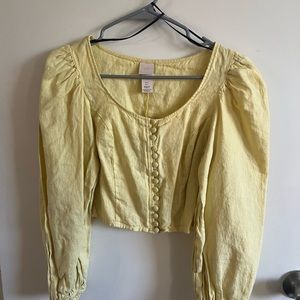 Boho Puffy Sleeve Blouse, H&M, Trend Collection